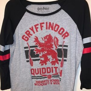 Grey Harry Potter Gryffindor Shirt